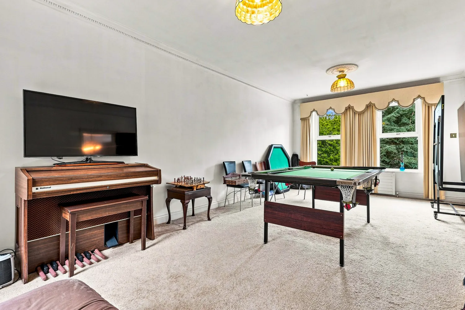 Games and media room