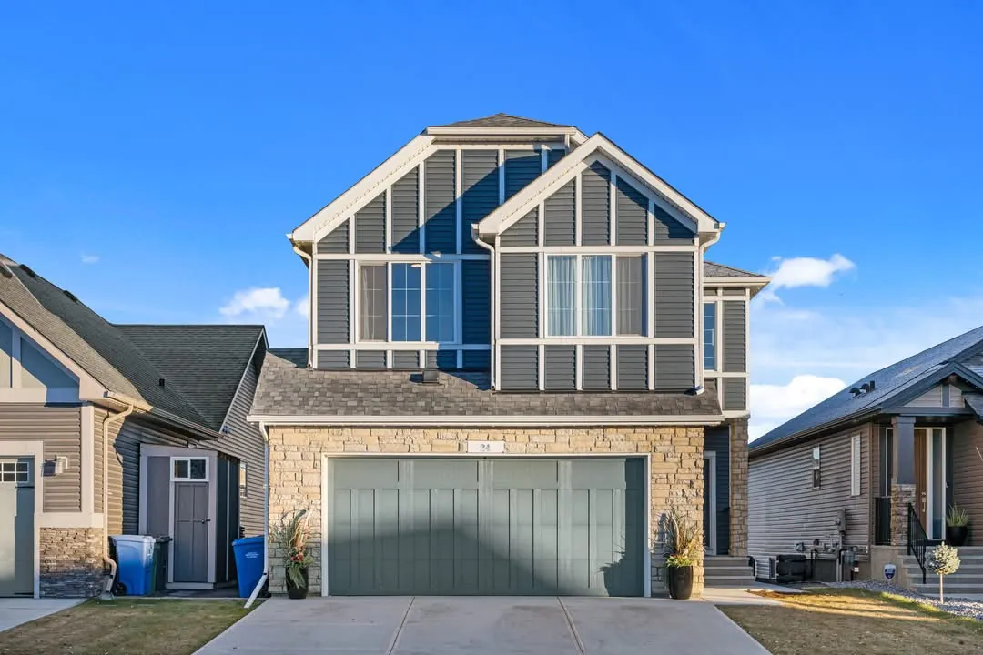 Two-storey front elevation